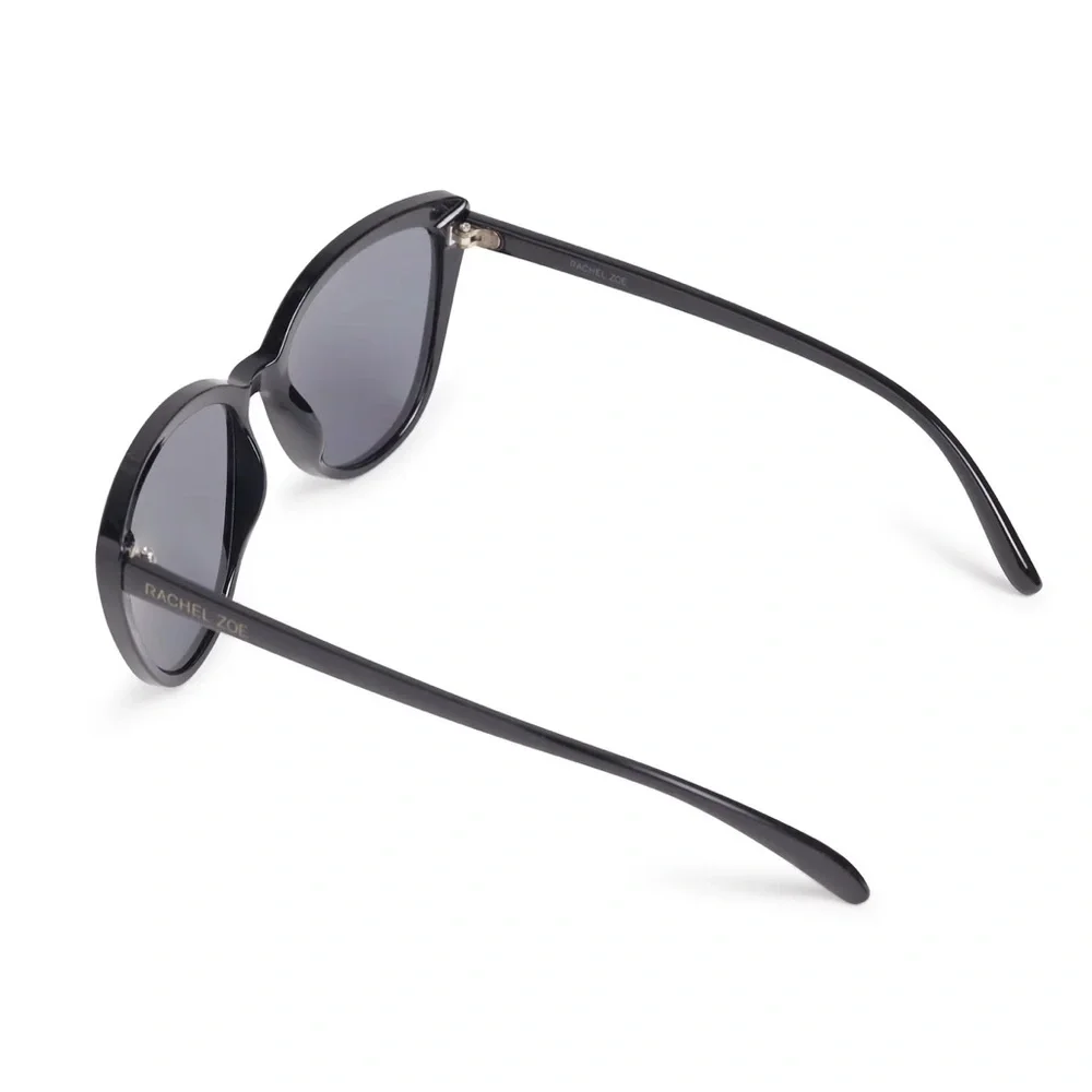 Rachel Zoe Nina Sunglasses - Black / Grey 56-18-143 - Picture 4 of 6
